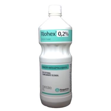 Imagem de Riohex 0,2% Solução Aquosa Dermo Suave 1L RIOQUÍMICA
