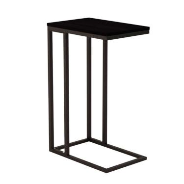 Imagem de Mesa Lateral Retangular Elena Wood Preta