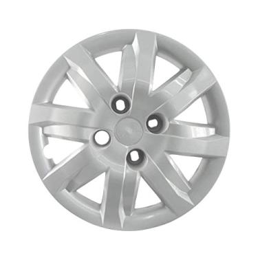 Imagem de Calota Aro Grid 13 Vw Gol Gv 12/ Prata Fixacao Por Parafuso Grid 047Captau.