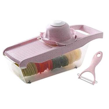 Imagem de ralador de aço inoxidável cortador de frutas e vegetais multi-função batata alho cenoura ralador manual de cozinha processador de alimentos