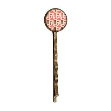 Imagem de Japan Temple Tower Fan Sakura Retro Metal Hair Bobby Pin Headwear