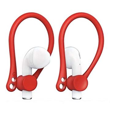 Imagem de Fixador Segurador Externo Orelha Anti Queda Vermelho Para AirPods