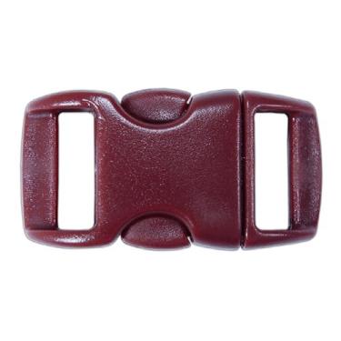 Imagem de Fivelas de liberação lateral – Fivelas contornadas de 9,5 cm – Ferramenta de artesanato ideal para coleiras, mochilas, joias e acessórios caseiros e muito mais – Pacotes de 1000 peças (marrom)