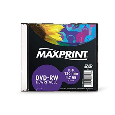 Imagem de Mídia Dvd-Rw Regravável Maxprint 4.7 Gb - 120 Min - 4X - Slim
