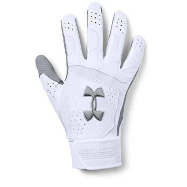 Imagem de Under Armour Luvas masculinas Epic 18, branco (100)/aço, pequeno