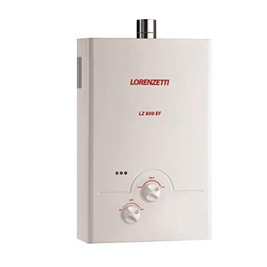 Imagem de Aquecedor de Água a Gás LZ 800Ef (GN) com Visor Digital, 8 L/Min, Branco, Lorenzetti