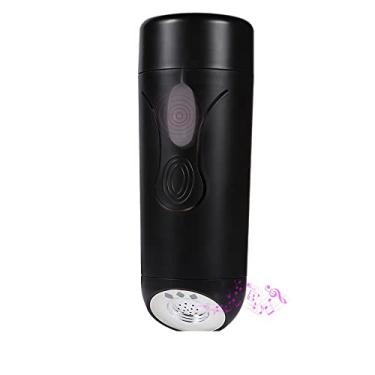 Imagem de Realista Ṁäśtûrbạdőr Måšćulíno Automático Copa, De Vîbrạcḯóñ, Māstừrvādør Māscụlinó Automatico con CalefacciaN Adecuado para La Estîmulāciøñ del PỆné Cùp, USB RecargàbleGJ572