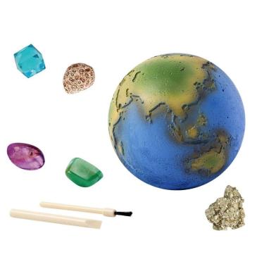Imagem de Kit de mineração do planeta - Brinquedos educativos científicos - Brinquedos do sistema solar da ciência infantil - Explorando joias - e escavando bri