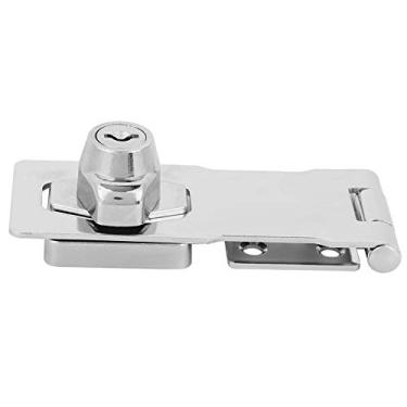 Imagem de Fechadura de Ferrolho Com Chave, Fechadura de Ferrolho Doméstico, Fechadura de Ferrolho de Gaveta de Liga de Zinco Com Chave de Ferrolho de Segurança para Móveis Acessórios de