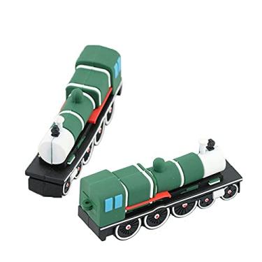 Imagem de Flash Drive em forma de trem de 16 GB USB Flash Drive Memory Stick Thum Drive USB Flash Disk U Pen Drive USB Pen Drive Pen Drive Pen Drive Pen Drive USB (verde)