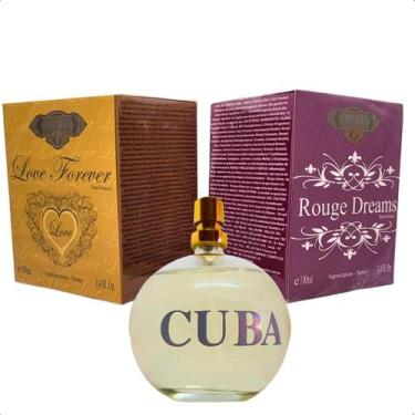 Imagem de Perfume Feminino Cuba Rouge Dreams + Cuba Love Forever 100ml - Cuba Pe