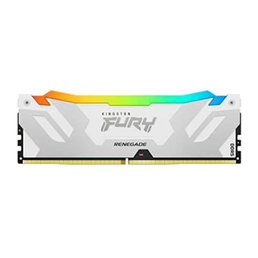 Imagem de Kingston Memória para jogos de mesa FURY Renegade White RGB XMP 16GB 8000MT/s DDR5 CL38 DIMM - KF580C38RWA-16