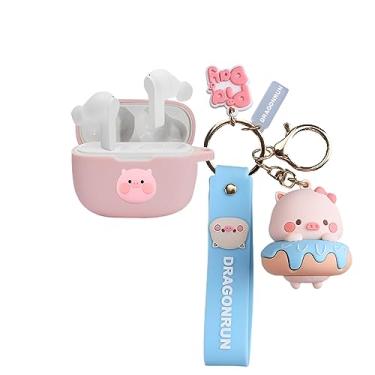 Imagem de Capa compatível com JBL Vibe Beam/Vibe 200TWS, silicone anime astronauta portátil, choque, compatível com JBL Vibe Beam Earbuds Case com pingente para homem