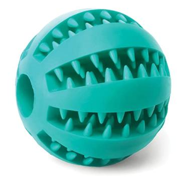 Imagem de Bolinha Porta Petisco MADOG Brinquedo Interativo para Cachorro (AZUL)