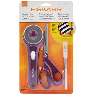 Imagem de Fiskars Crafts Fiskars Kit de costura para decoração de casa (3 peças), roxo 3 unidades