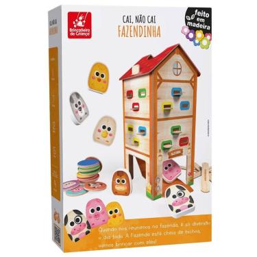 Imagem de Cai, não cai - fazendinha brinquedo infantil educativo