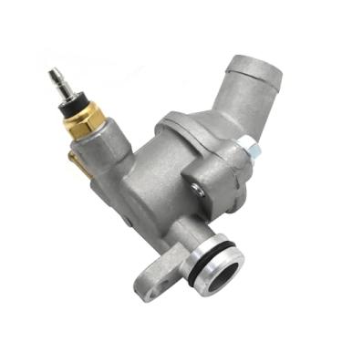 Imagem de MDEOOSKY Conjunto de termostato, substituição do conjunto do termostato de motocicleta e controlador de temperatura para Helix CN250 Elite CH250 250 resfriado a água ATV Scooter 250cc