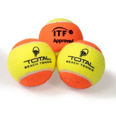 Imagem de Bola Beach Tennis TBT ITF Approved - 3 Unidades
