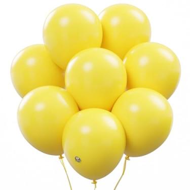 Imagem de Yellow 12 Inch Latex Balloons 24 Pack Thickened Extra Strong for Baby Shower Garland Wedding Photo Booth Birthday Party Supplies Arch Decoration Engagement Anniversary Christmas Festival