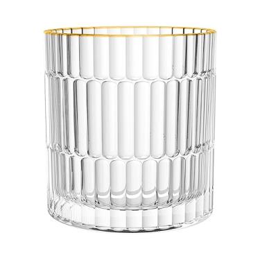 Imagem de Jogo de 6 Copos Baixos em Vidro com Borda Dourada 340Ml A9,2Cm L Hermitage - Full Fit