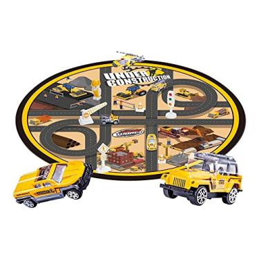 Imagem de Tapete Pista de Atividades Constru��o Com Carrinhos Express Wheels Multikids - BR1435