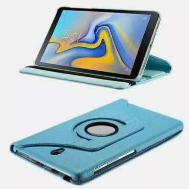 Imagem de ZZOUGYY Capa de tablet para Samsung Galaxy Tab A 10,5 T590 T595 T597 (versão 2018), capa de couro leve ultrafina com suporte para Galaxy Tab A2 10,5 SM-T590 SM-T595C SM-T597 10,5 polegadas (azul