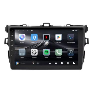 Imagem de Central Multimídia Corolla 2008 2009 2010 2011 2012 2013 Adak G2 Tela de 9" QLED 2GB de RAM 64GB Android Auto e Carplay + Cãmera de ré