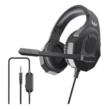 Imagem de Fone Ouvido Fio Microfone Rotativo Black Gamer Profissional