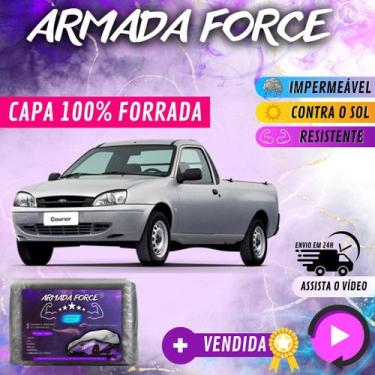 Imagem de Capa Cobrir Carro COURIER 100% Forrada Armada Force 100% Impermeável F