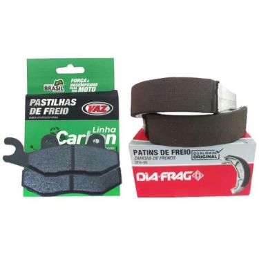 Imagem de Kit Pastilha e Lona Suzuki Yes 125C 2009 a 2022/ GSR 125 2012 a 2022 V