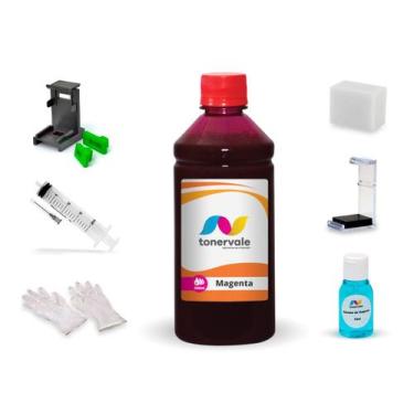 Imagem de Tinta Para HP D2430 22 - C9352AB Magenta 250ml Linha Platinum - Toner 