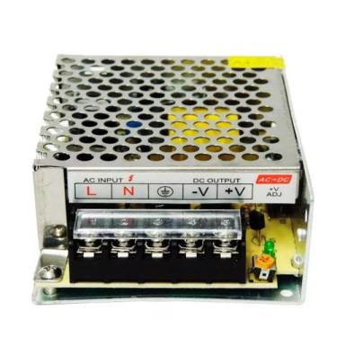 Imagem de Fonte Chaveada 12v 5a 60w Para Cftv Fita Led Som Automotivo