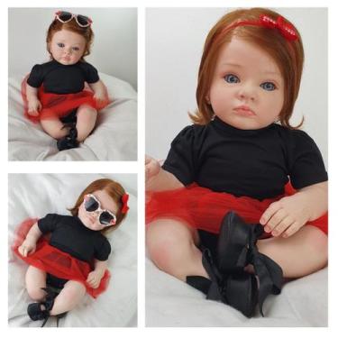 Imagem de Bebê Reborn Fashionista, Muito Linda,  Enxoval Completo - Mundo Azul e