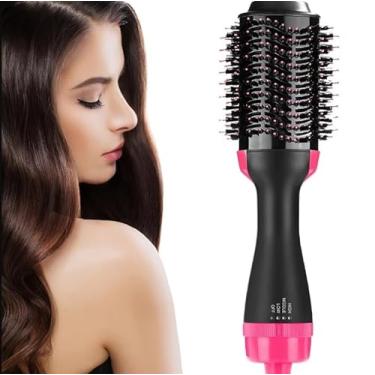 Imagem de Escova Secadora Alisador Elétrica Quente Cabelo Com 3 Em1 Hair Styler (110 Volts)