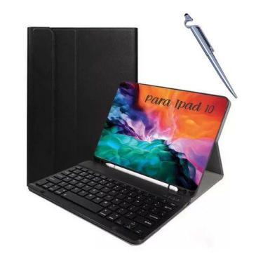 Imagem de Capa Para iPad 10 A2696 A2757 A2777 + Película + Teclado - BDNET