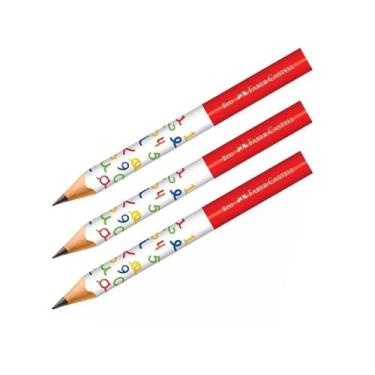 Imagem de Lápis Jumbo Triangular BIG Infantil Nº 2 HB KIT c/3 Unidades Faber Cas