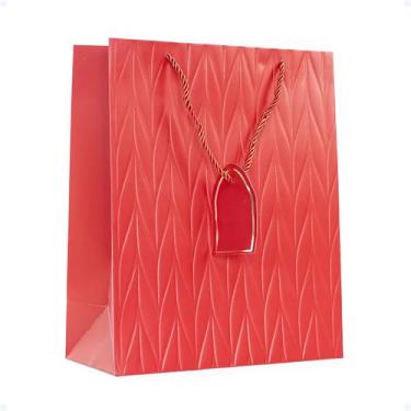 Imagem de Sacola De Presente Lembrancinha Papel Bolsa 26x32x12cm Média - Hxt, Ve