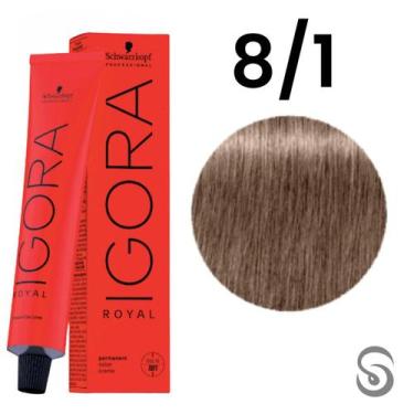 Imagem de Schwarzkopf Igora Royal Coloração 8/1 Louro Claro Cinza 60ml, UNICA