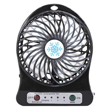 Imagem de Ventiladores Pequenos para Quarto, Mini Ventilador de Mesa Recarregável USB Portátil Cama de bebê Assentos de Carro Mini Ventilador Recarregável Pequeno Ventilador Circulador de