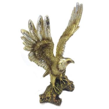 Imagem de Estatueta Águia Em Resina Estátua Escultura Decoração AGA - Luthi Comé