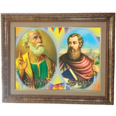 Imagem de Quadro São Pedro e São Paulo, Mod. 01, Tam. 53x43cm. Angelus