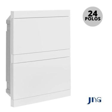 Imagem de Quadro De Distribuição Para Embutir De Até 24 Disjuntores  - jng