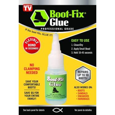 Imagem de Boot-Fix Cola para sapatos – Adesivo de reparo de sapatos de nível profissional para botas, sapatos e muito mais – cola instantânea, secagem clara, flexível e durável – perfeita para couro, borracha e