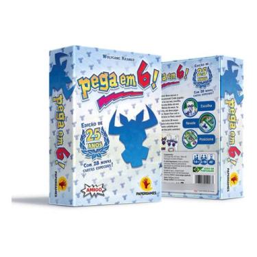 Imagem de Pega Em 6! Edição 25 Anos Jogo De Cartas Original Papergames
