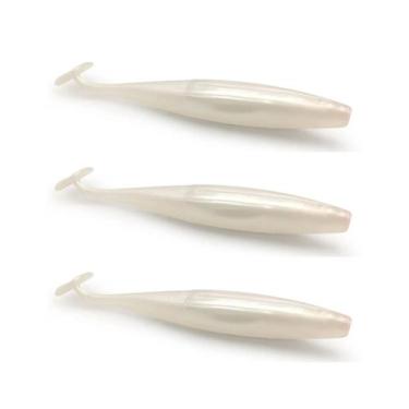 Imagem de Kit 3 Iscas Artificiais Para Pesca Monster 3X Slow Shad 12cm, Manjuba