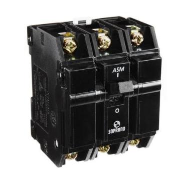 Imagem de Disjuntor NEMA Soprano ASM GII Tripolar 60A, Preto