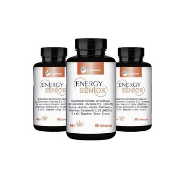 Imagem de ENERGY SÊNIOR - Kit de 3 unidades com 60 cáp. (Cuidado para 3 meses) -