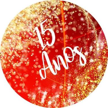 Imagem de Painel Redondo C/ Elástico 1,50m 15 Anos - Fadrix