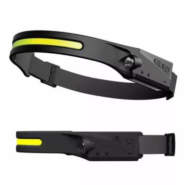 Imagem de Lanterna Led de Cabeça Profissional Recarregável Camping Pesca Pescari