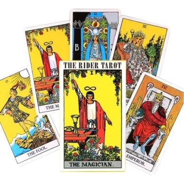 Imagem de The Rider Tarot Deck Versão de Bolso Tarô Smith Waite Baralho de Carta